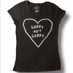 sorry not sorry black shirt